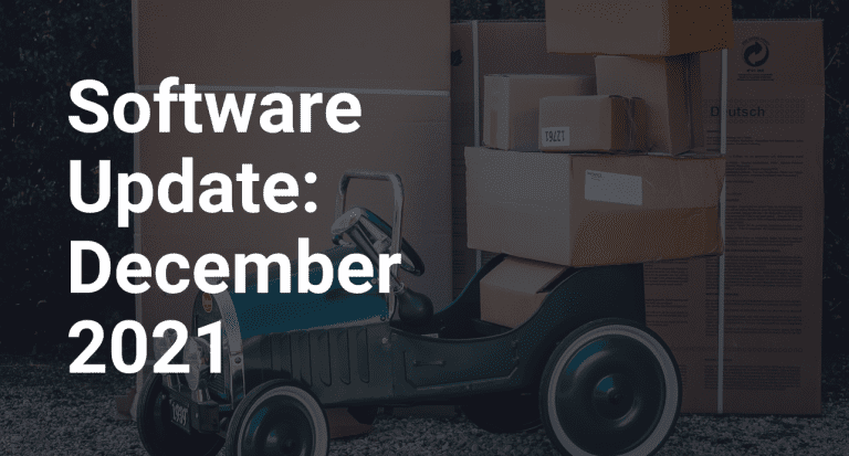 Software Update: December 2021