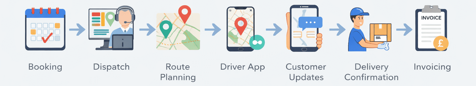 Connecting Dispatch, Tracking, and Proof in One Workflow