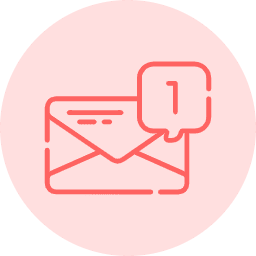 SMS & Email Notification Icon