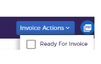 Shipment → Invoice Actions