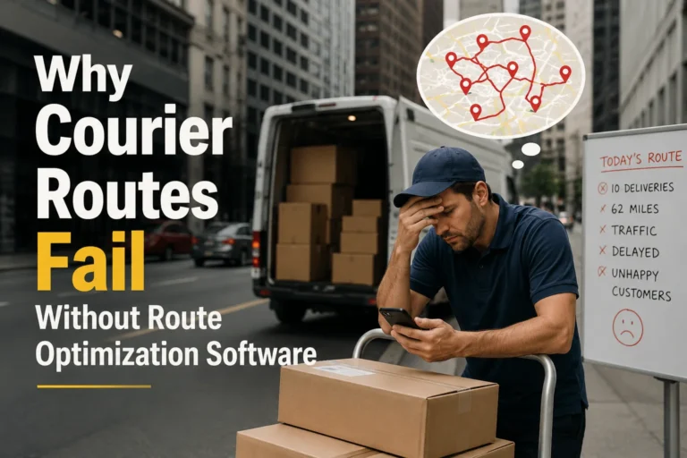 Why Courier Routes Fail Without Route Optimization Software