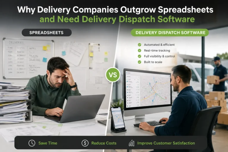 Why Delivery Companies Outgrow Spreadsheets and Need Delivery Dispatch Software