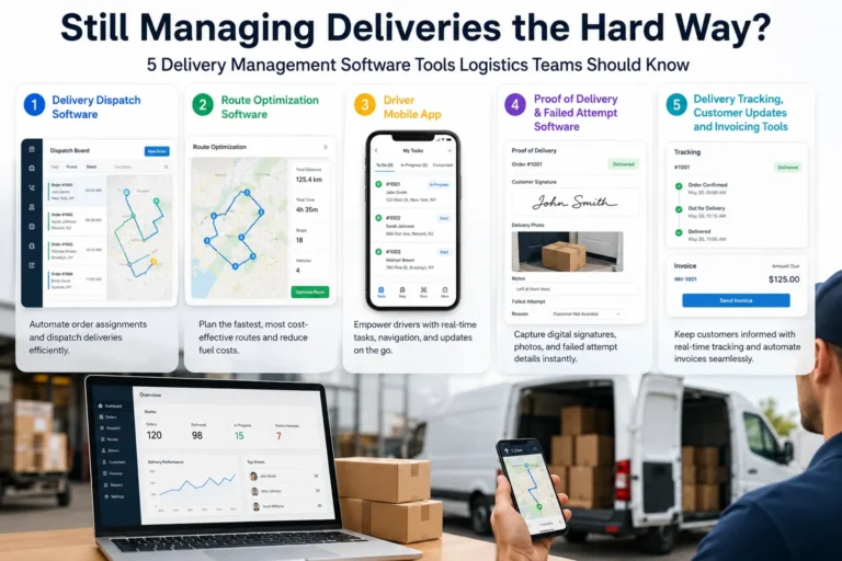Still Managing Deliveries the Hard Way? 5 Delivery Management Software Tools Logistics Teams Should Know